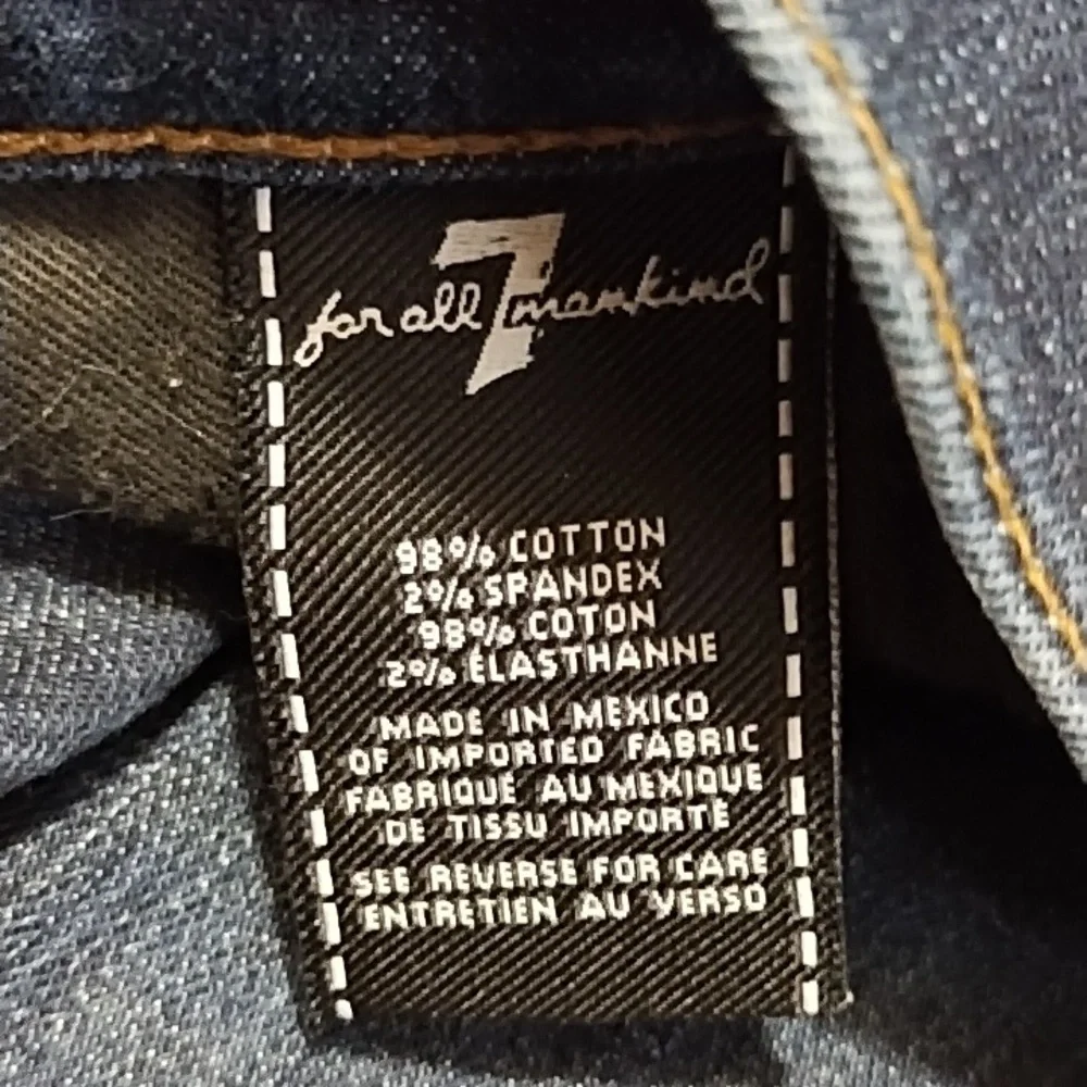 Men's 7ForAllMankind Carson Dark Wash Straight Leg Jeans, W34"/L32" - Picture 5 of 9